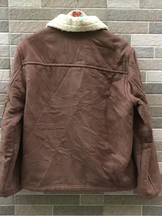 Contrast Corduroy Collar Denim Workwear Jacket - Picture 2 of 4